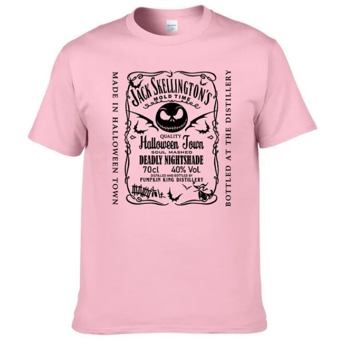 Nightmare Tshirt Before Christmas Men Pure Cotton