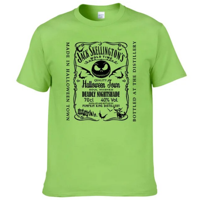 Nightmare Tshirt Before Christmas Men Pure Cotton