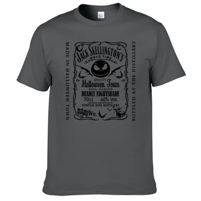 Nightmare Tshirt Before Christmas Men Pure Cotton