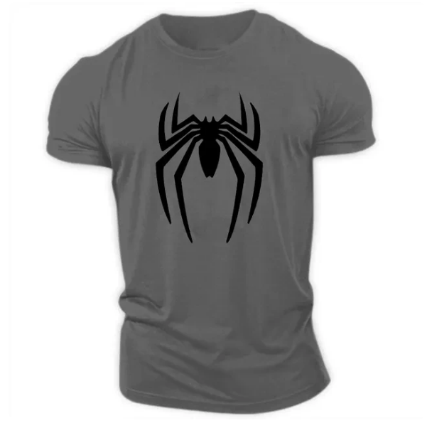 Summer Casual Sports Fashion 2D Printed Spider Tshirt