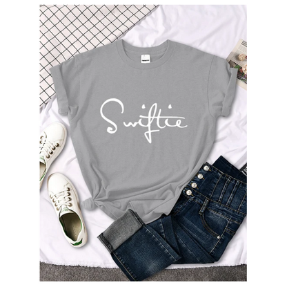 Swiftie Retro Funny Print Tshirt Female Summer Fashion Success