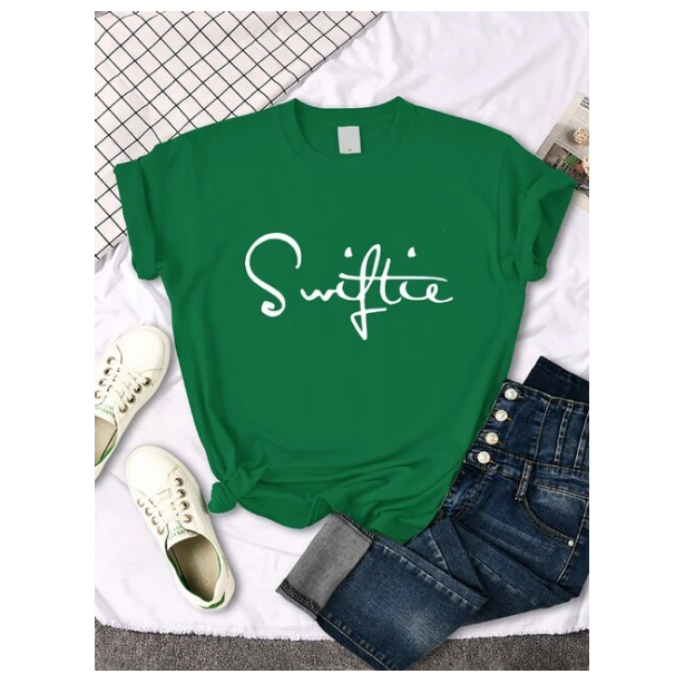 Swiftie Retro Funny Print Tshirt Female Summer Fashion Success