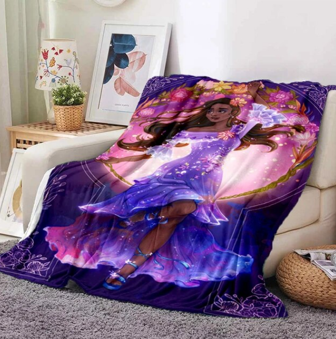 Disney Encanto Blanket Fashion Cartoon Throw Blanket Travel Camping