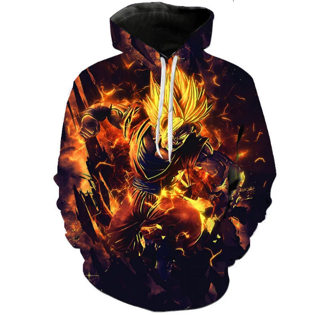 3D Dragon Ball Super Hoodie Creative