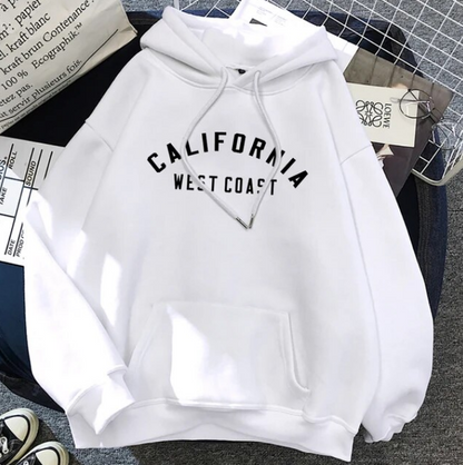 California West Coast Creative Pattern Hoodies Sweatshirt