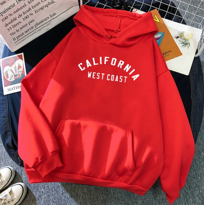 California West Coast Creative Pattern Hoodies Sweatshirt