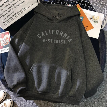 California West Coast Creative Pattern Hoodies Sweatshirt