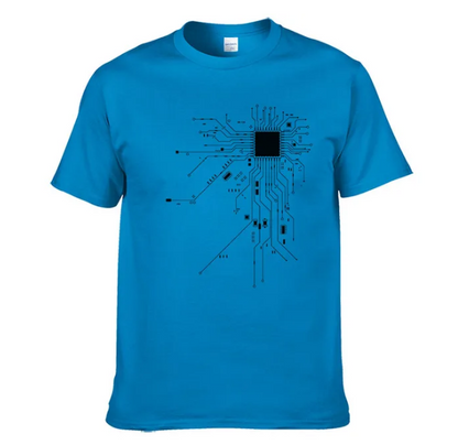 CPU Processor Circuit Diagram Tshirt Men