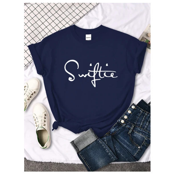 Swiftie Retro Funny Print Tshirt Female Summer Fashion Success