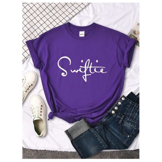 Swiftie Retro Funny Print Tshirt Female Summer Fashion Success