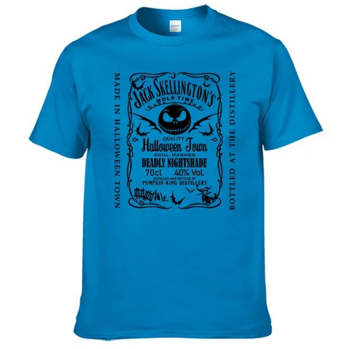 Nightmare Tshirt Before Christmas Men Pure Cotton