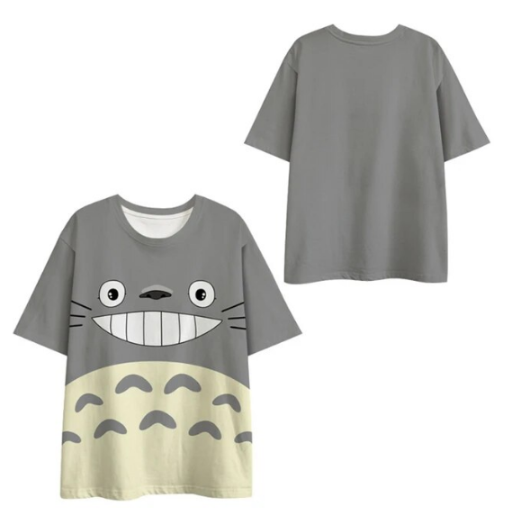 Anime My Neighbor Totoro 3D Print Spirited Away Tshirt