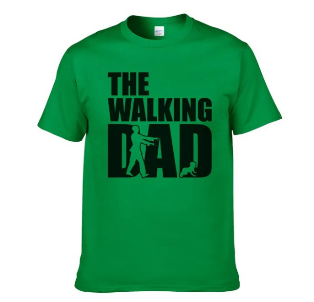 Tshirts Printed The Walking Dad Stylish - DUGO