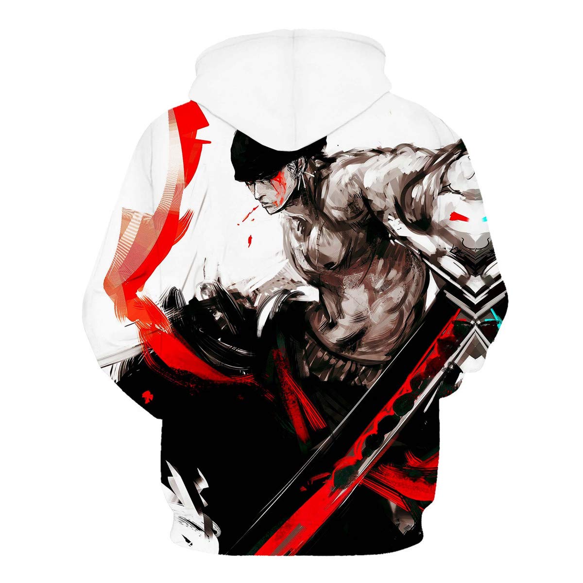 Roronoa Zoro 3D Hoodies Men Fashion Casual Cosplay Costume Funny Streetwear