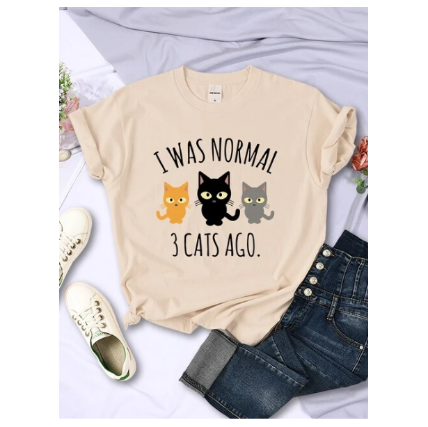 Tshirts I Was Normal 3 Cats Ago