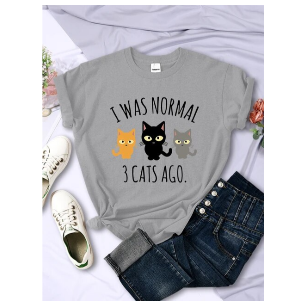 Tshirts I Was Normal 3 Cats Ago