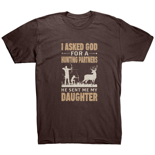 He Sent Me My Daughter Mens Tshirt Fashion Unique