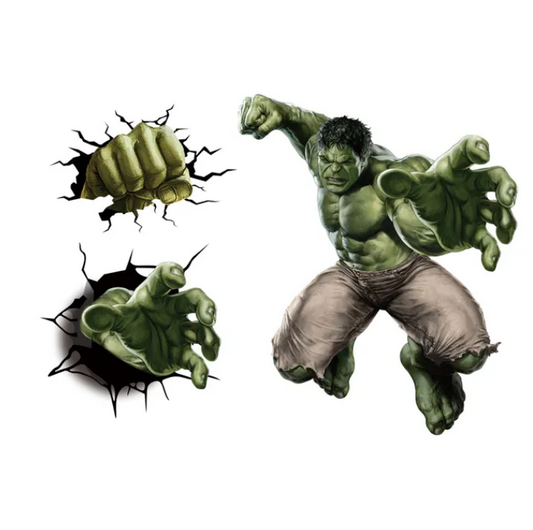 Hulk Heroes Wall Stickers For Kids Room