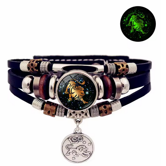 Luminous 12 Constellation Vintage Bracelet