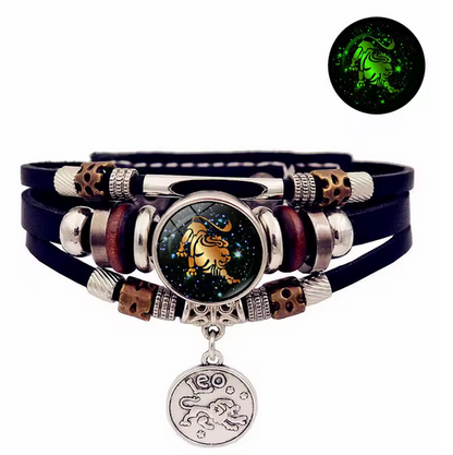 Luminous 12 Constellation Vintage Bracelet