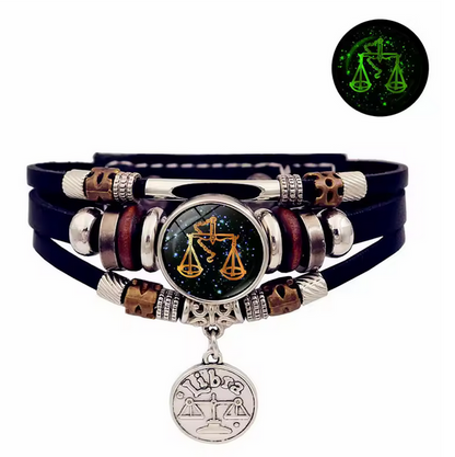 Luminous 12 Constellation Vintage Bracelet