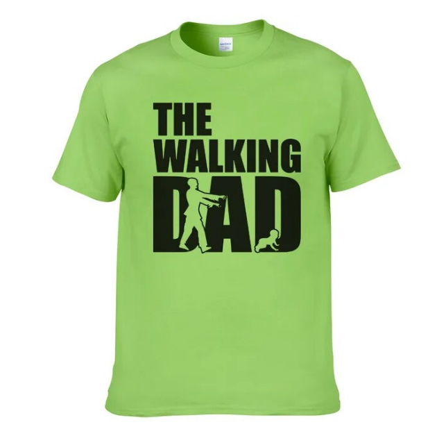 Tshirts Printed The Walking Dad Stylish - DUGO