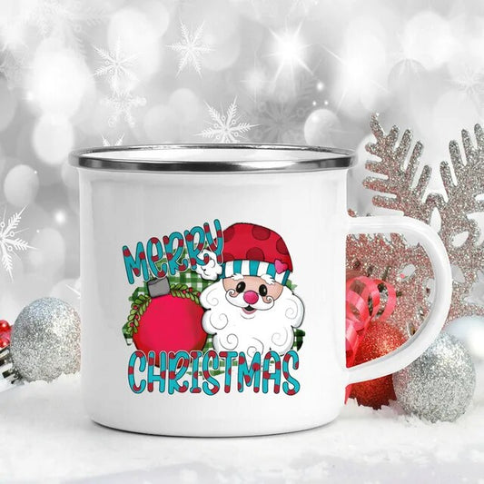 Christmas Enamel Mug