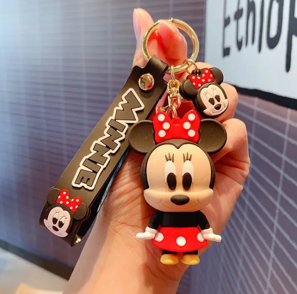 Disney Anime Minnie Keychain Cartoon