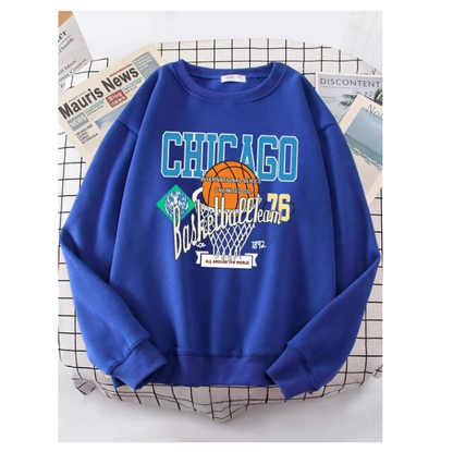 Chicago Basketball Team 76 Street Hip Hop Sweatshirt