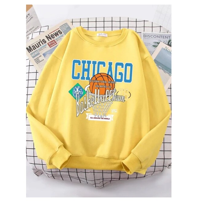 Chicago Basketball Team 76 Street Hip Hop Sweatshirt