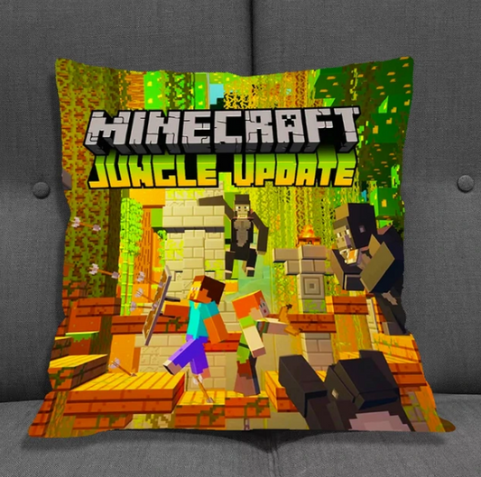 Minecraft Jungle Update Cushions Covers For Bed Pillows Decorative