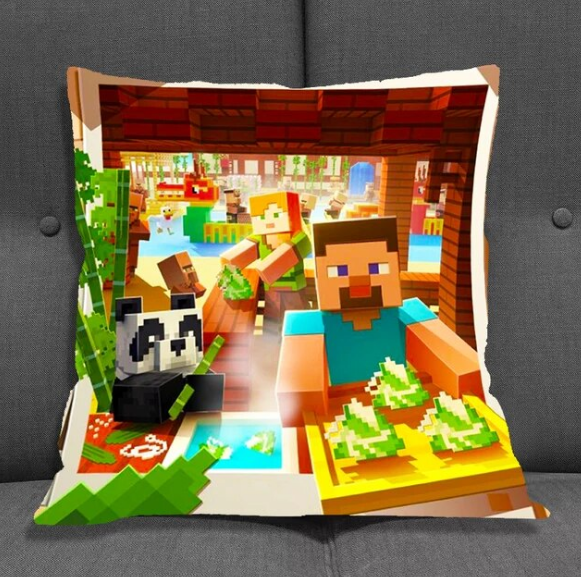 Minecraft Cushions Covers For Bed Pillows Stylish