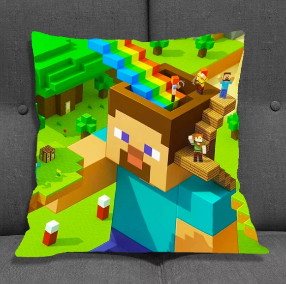 Minecraft Cushions Covers For Bed Pillows Multi Color