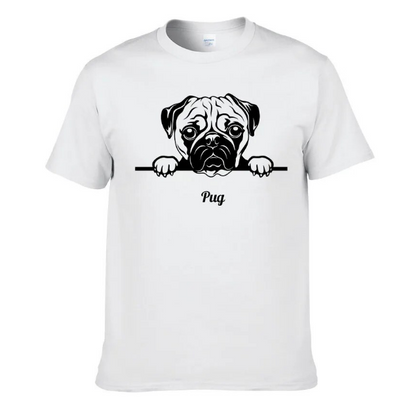 Tshirt New Cotton Short Sleeve Cute Dog