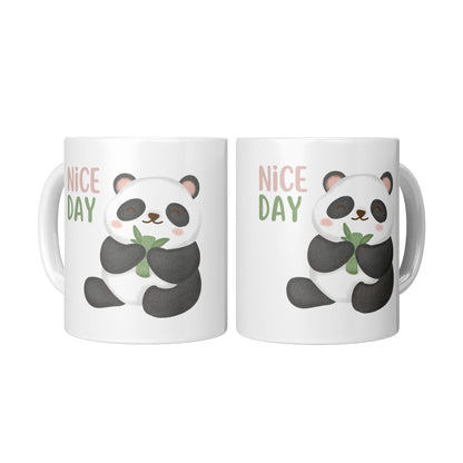 Panda Nice Day Mug Size 11 Oz - DUGO