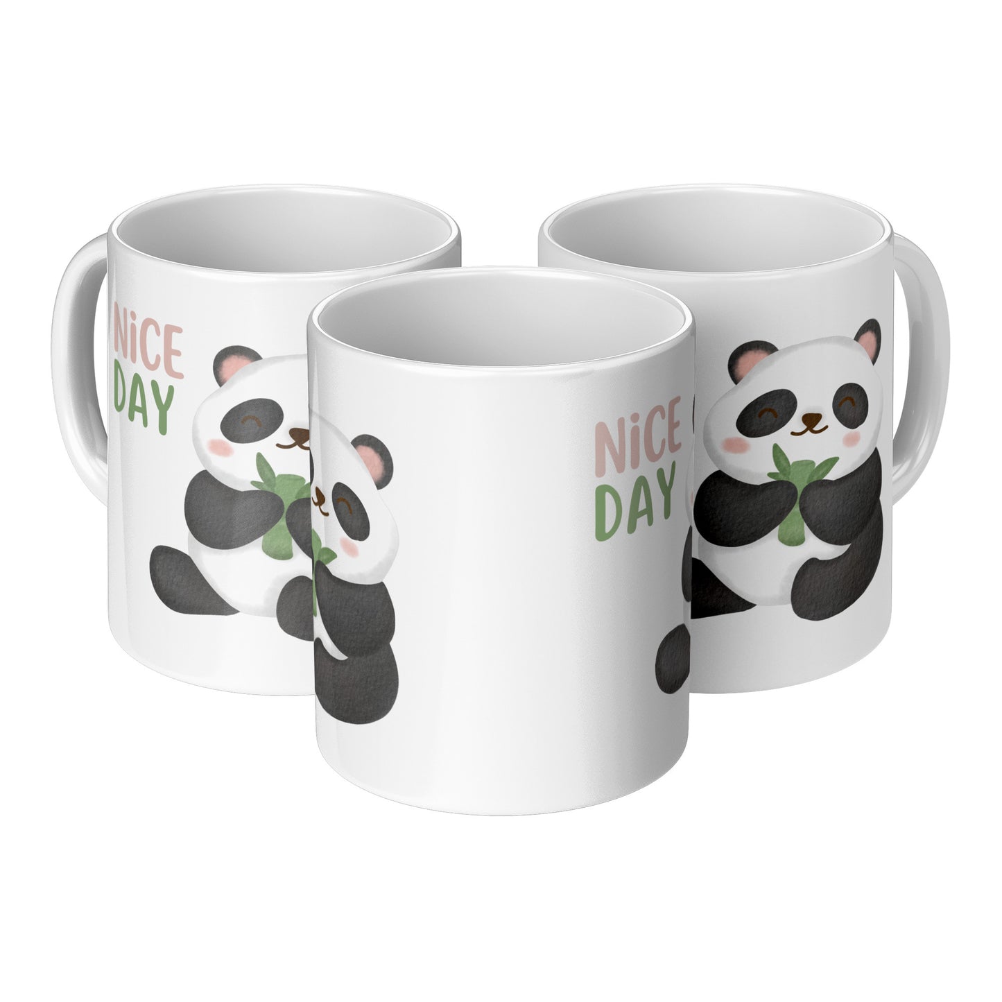 Panda Nice Day Mug Size 11 Oz - DUGO