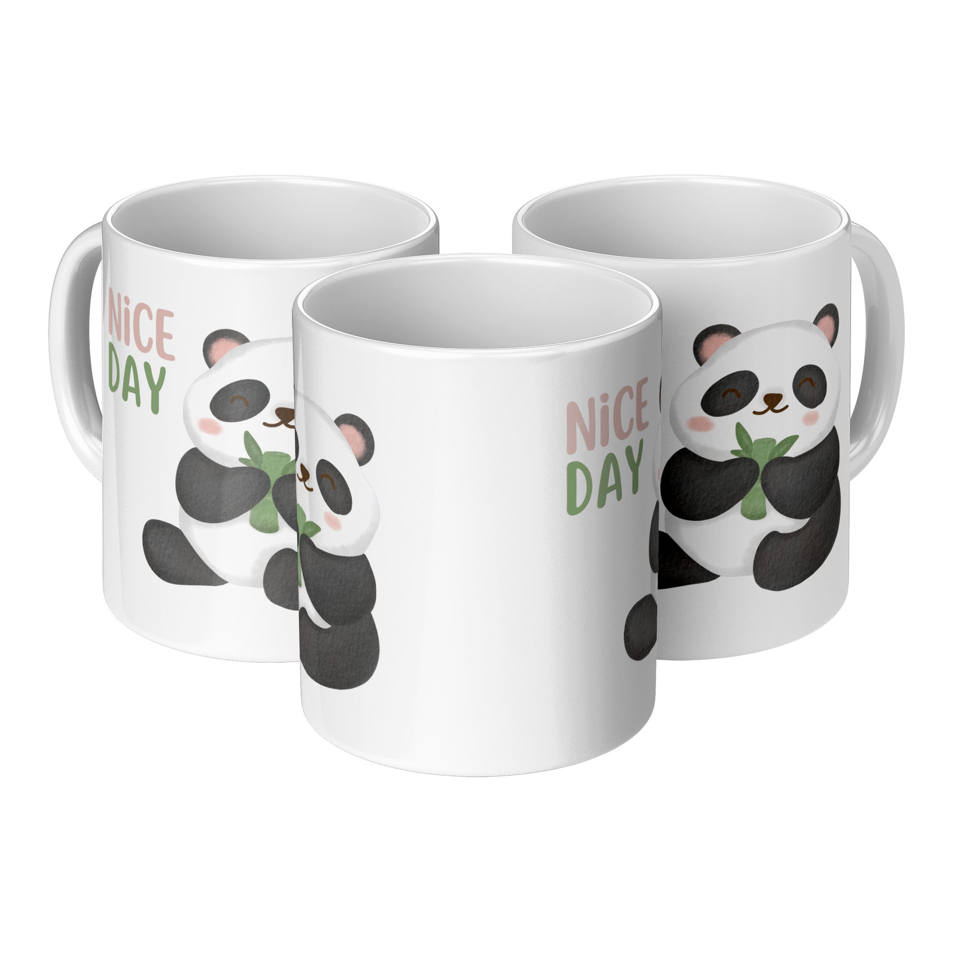 Panda Nice Day Mug Size 11 Oz - DUGO