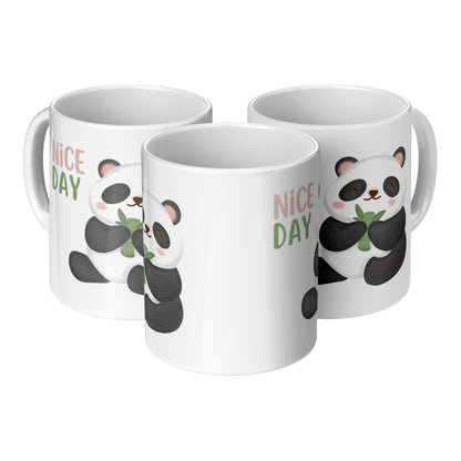 Panda Nice Day Mug Size 11 Oz - DUGO