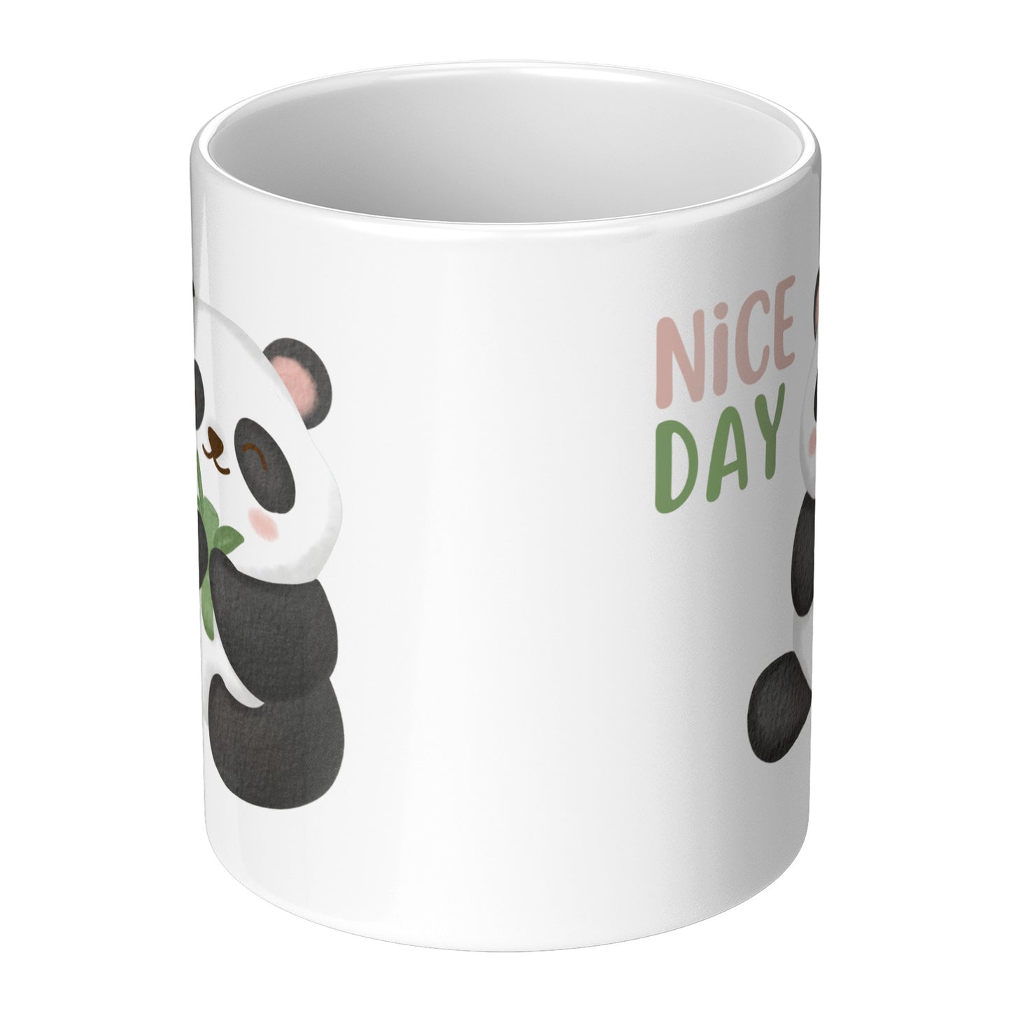 Panda Nice Day Mug Size 11 Oz - DUGO