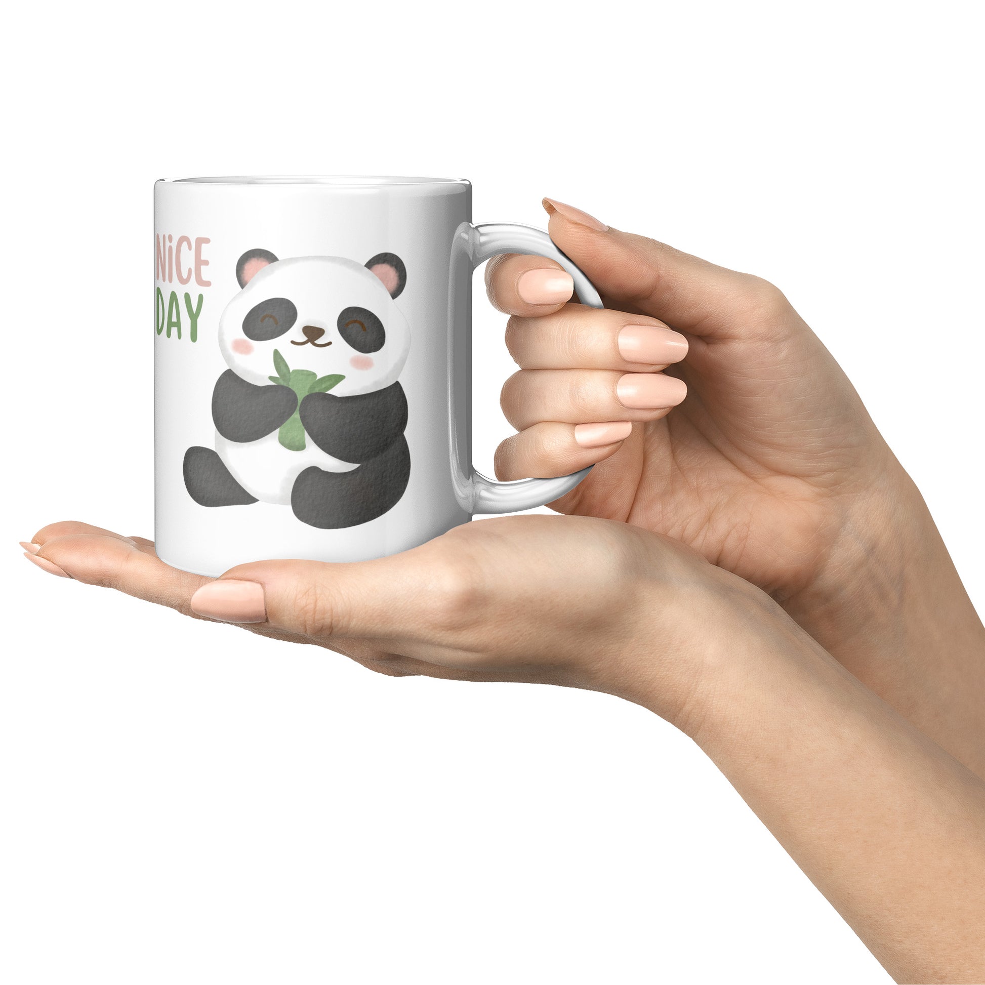 Panda Nice Day Mug Size 11 Oz - DUGO