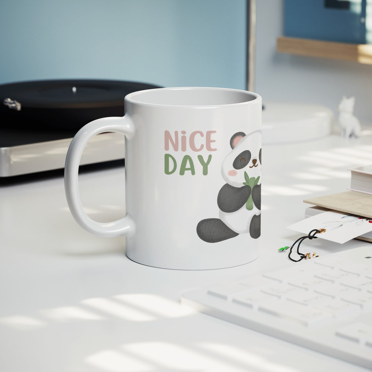 Panda Nice Day Mug Size 11 Oz - DUGO