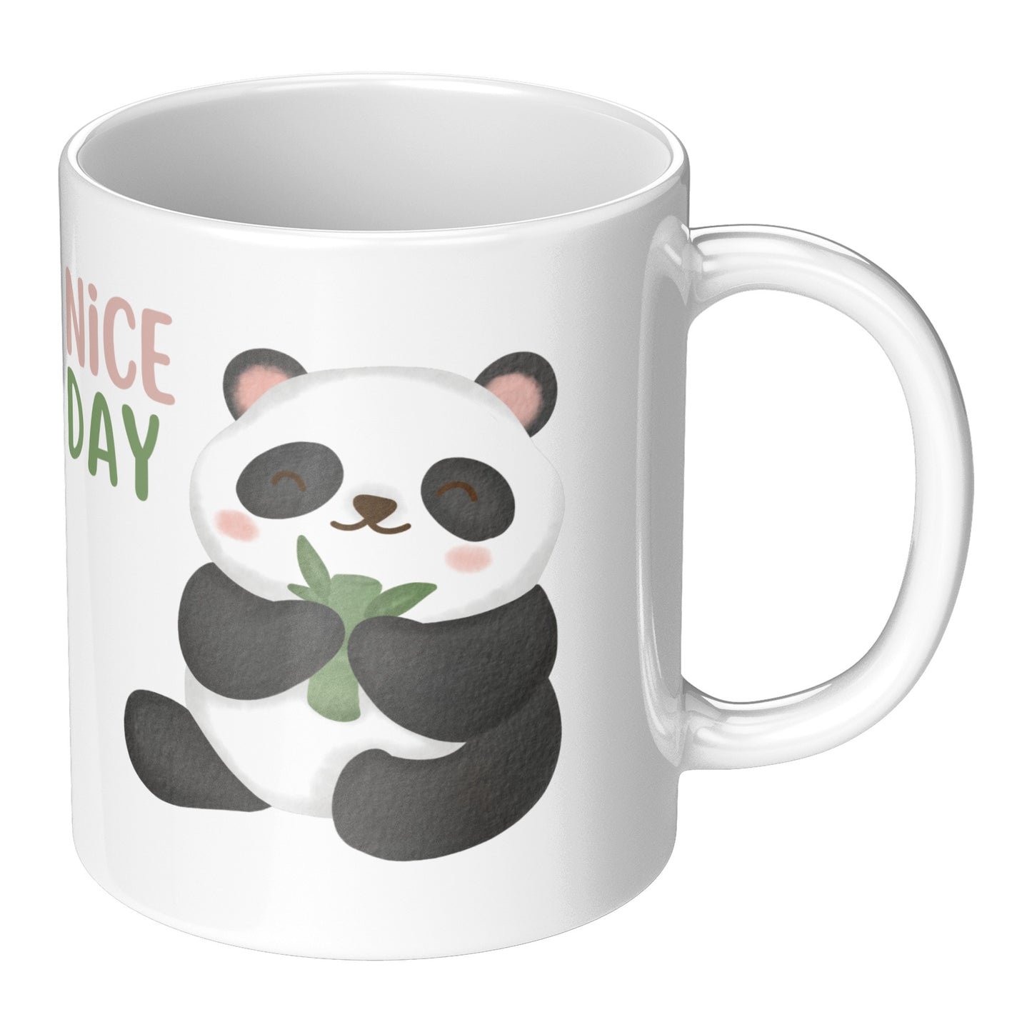 Panda Nice Day Mug Size 11 Oz - DUGO