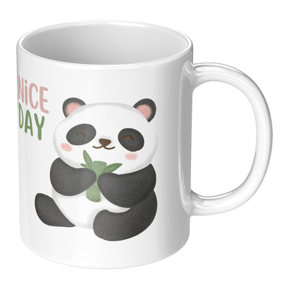 Panda Nice Day Mug Size 11 Oz - DUGO