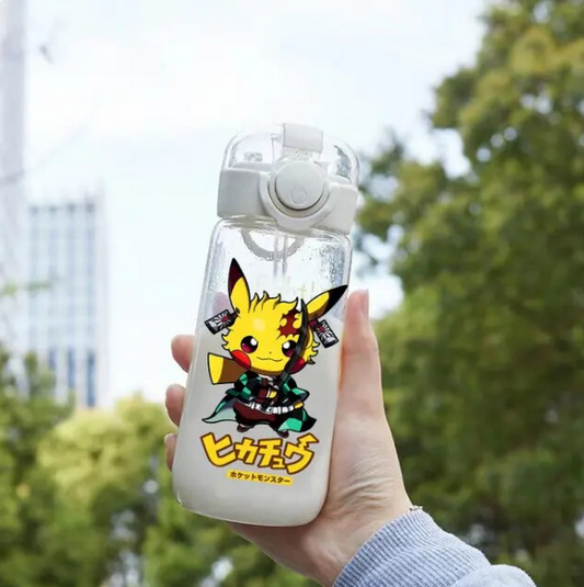 Pokemon Pikachu Plastic Water Bottle - DUGO