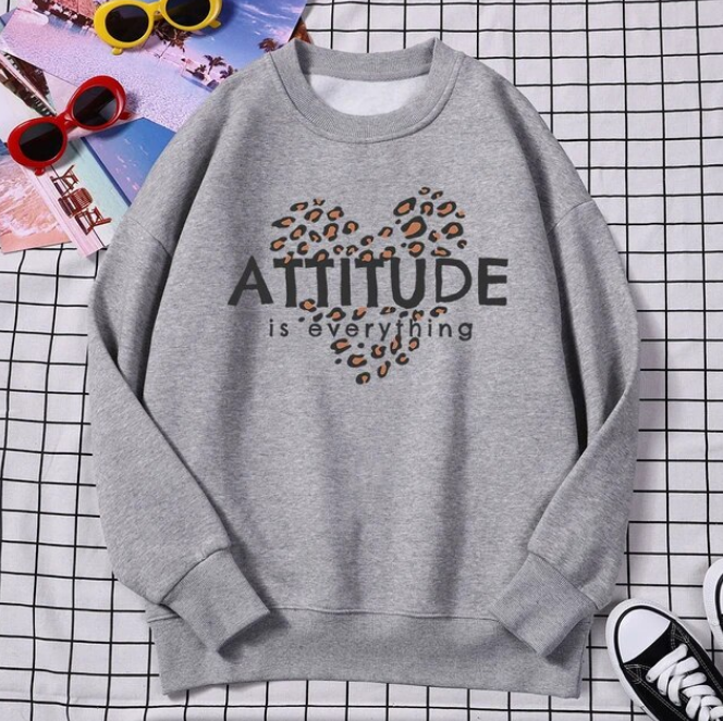 Pullovers For Women My Heart Is Attitude Sweatshirts