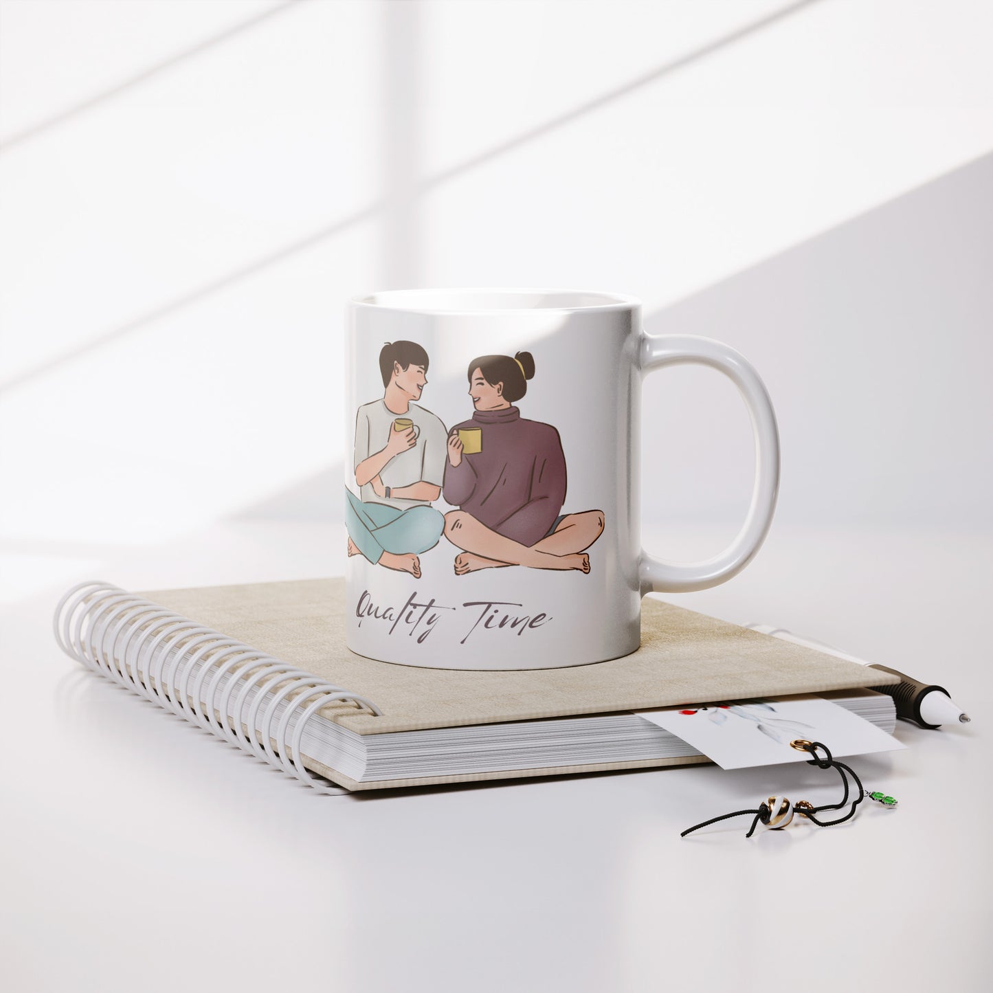Quality Time Mug Size 11 Oz - DUGO