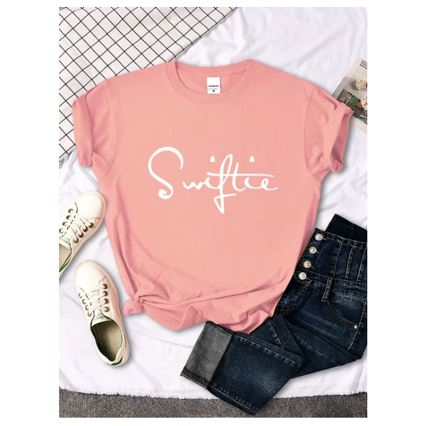 Swiftie Retro Funny Print Tshirt Female Summer Fashion Success