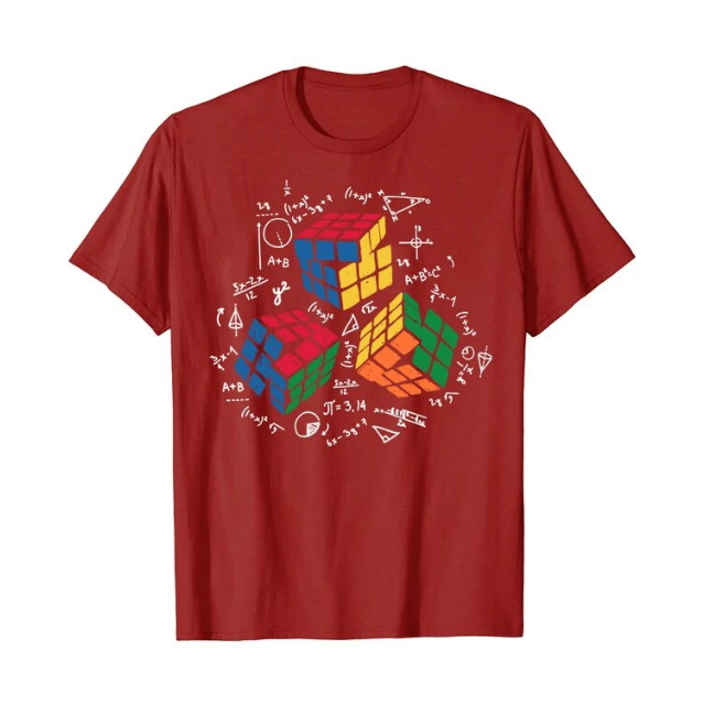 Rubiks Player Cube Math Lovers Tshirts