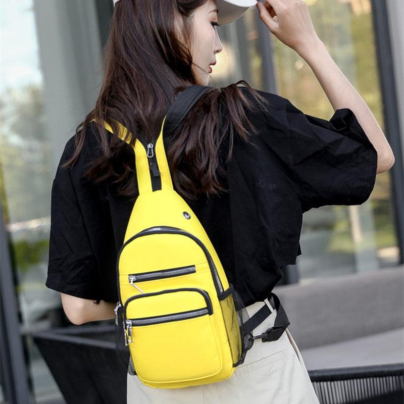 Backpack Chest Bag Sling Messenger Bags Female Sports Bag Mini