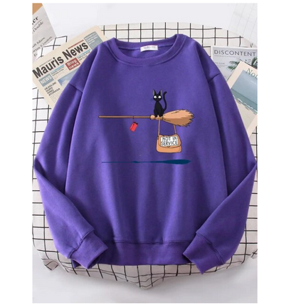 Kiki Delivery Service Cartoons Anime Sweatshirt Fashion